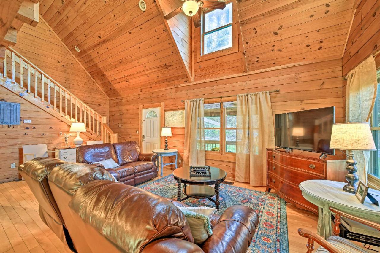 Creekside Bryson City Cabin With Private Hot Tub מראה חיצוני תמונה