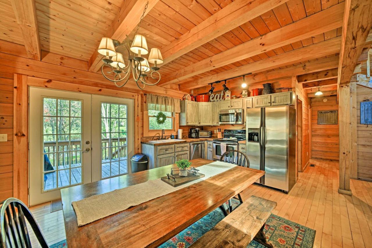 Creekside Bryson City Cabin With Private Hot Tub מראה חיצוני תמונה