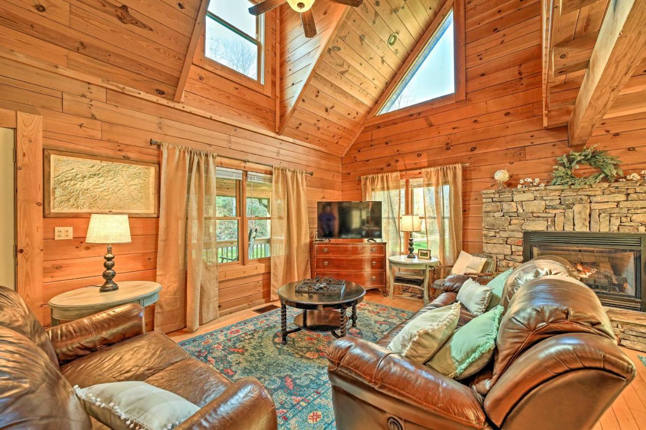 Creekside Bryson City Cabin With Private Hot Tub מראה חיצוני תמונה