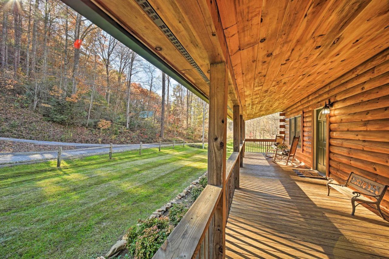 Creekside Bryson City Cabin With Private Hot Tub מראה חיצוני תמונה