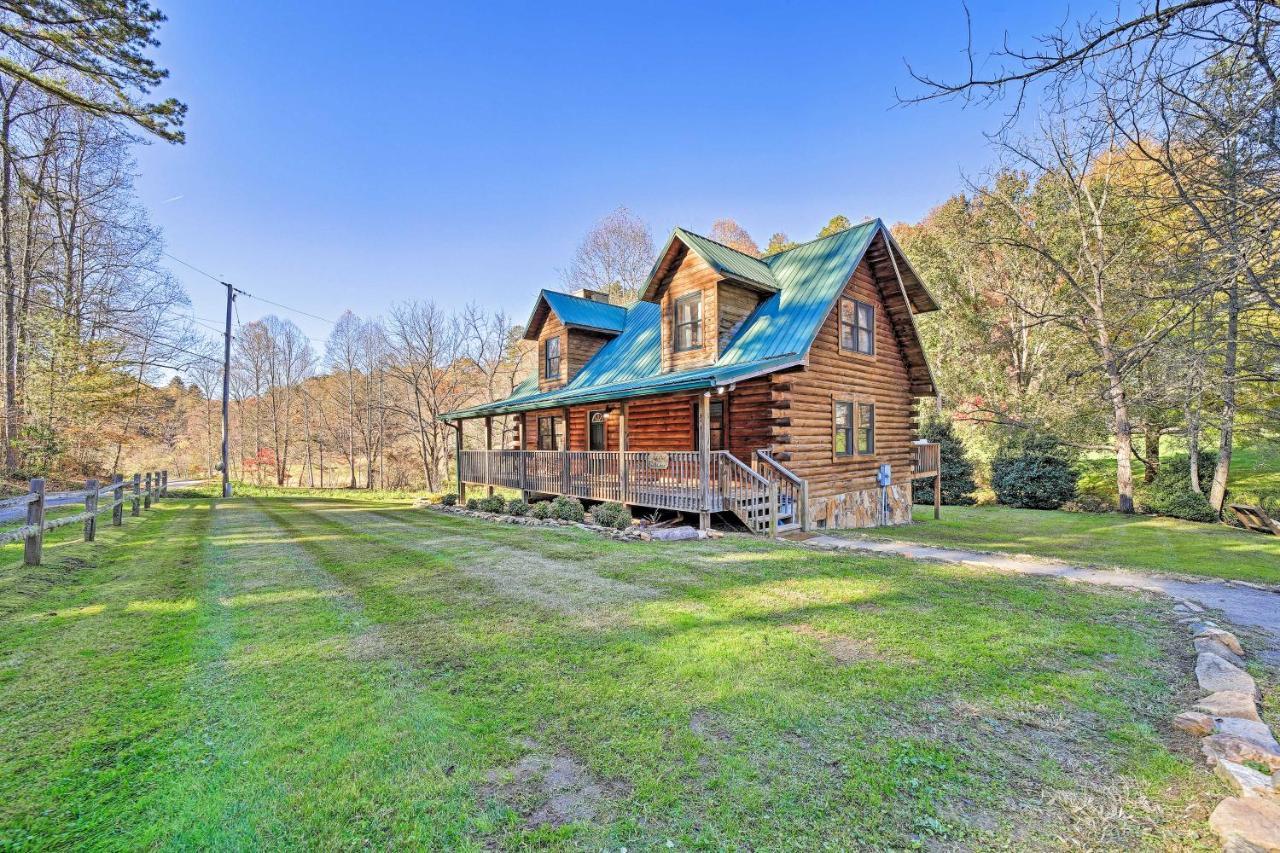 הוילה Creekside Bryson City Cabin With Private Hot Tub מראה חיצוני תמונה